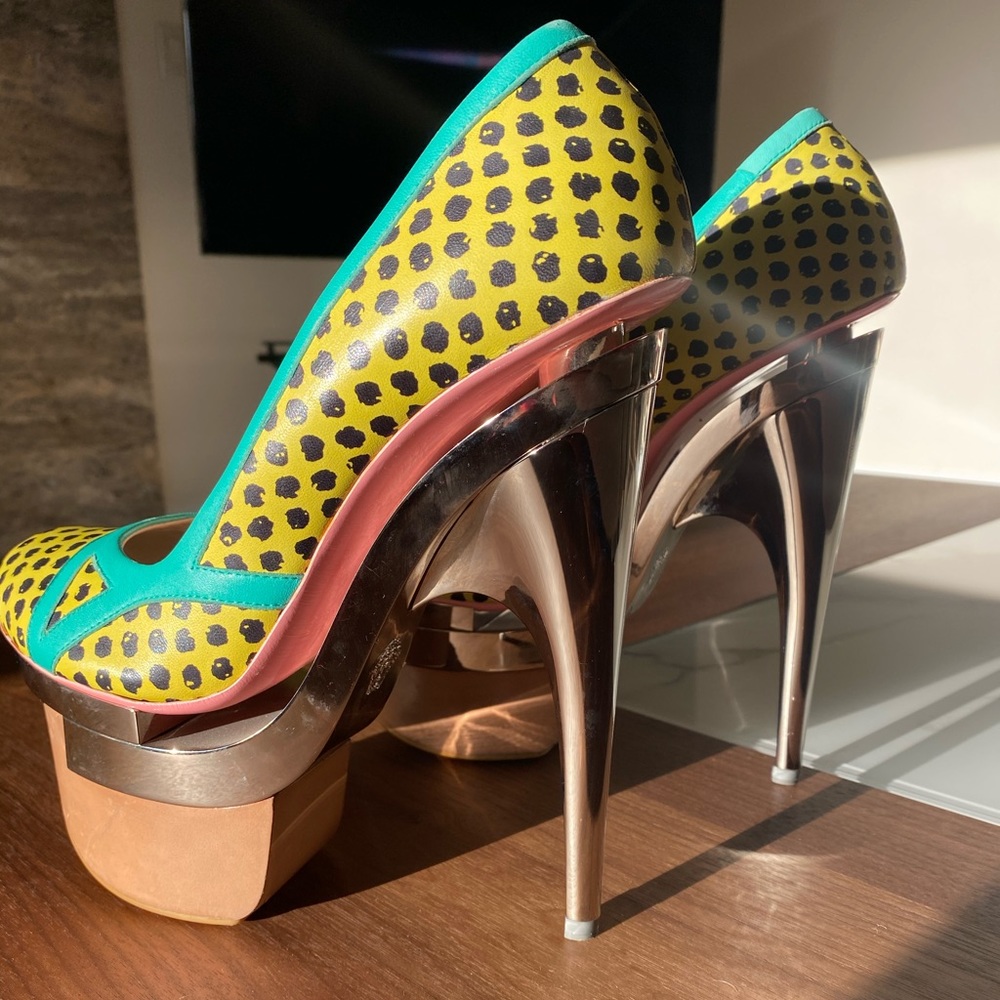 S/S 2010 Versace by Donatella Platform Runway Heel Size 10,5